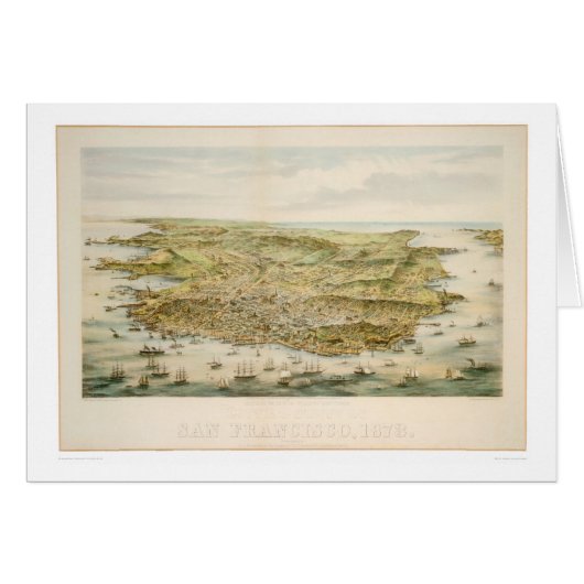 San Francisco, CA. 1873 (1528A) Cards (Front Horizontal)