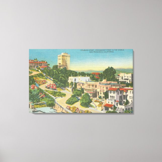 San Francisco, CA 3 Canvas Print (Front)