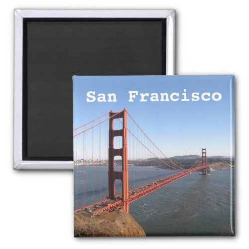 San Francisco CA Golden Gate Bridge fridge magnet