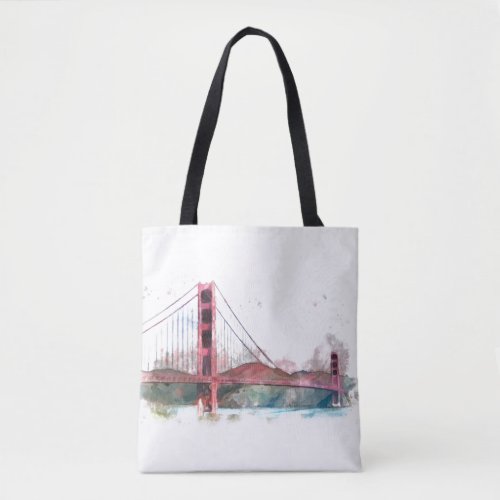 San Francisco CA _ Golden Gate Bridge Tote Bag