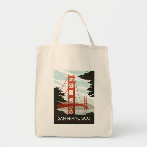 San Francisco CA _ Golden Gate Bridge Tote Bag