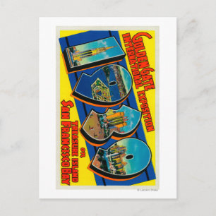San Francisco, CA - Golden Gate Internat'l Postcard