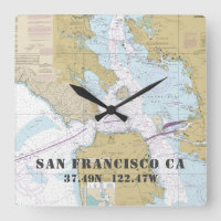 San Francisco CA Latitude Longitude Nautical Chart
