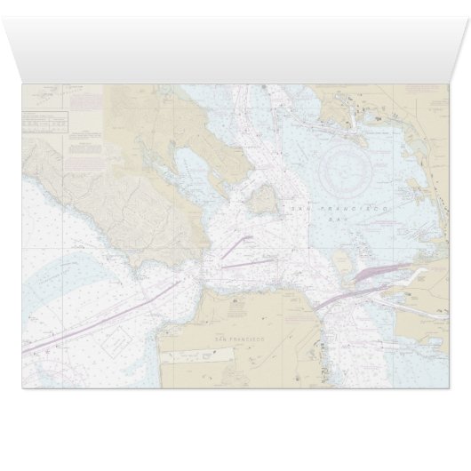 San Francisco CA Nautical Navigation Chart Boater (Inside Horizontal (Bottom))