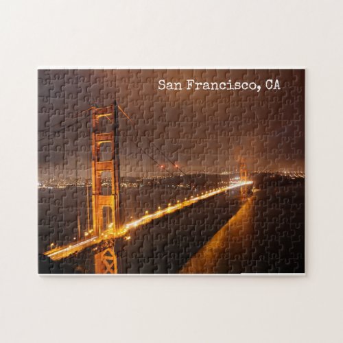San Francisco CA Night View Puzzle