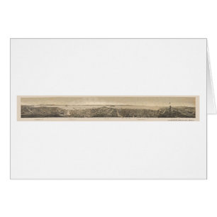 San Francisco, CA Panoramic Map - 1862