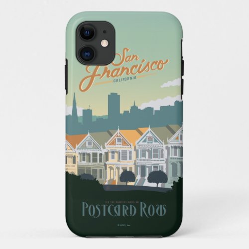 San Francisco CA _ Postcard Row iPhone 11 Case