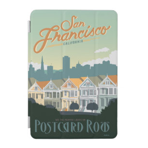 San Francisco, CA - Postcard Row iPad Mini Cover