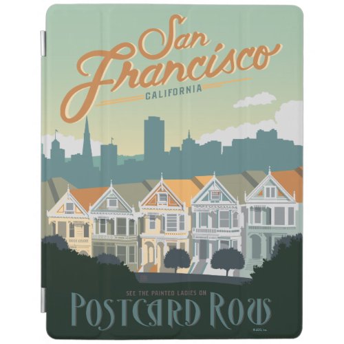 San Francisco CA _ Postcard Row iPad Smart Cover