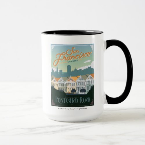 San Francisco CA _ Postcard Row Mug