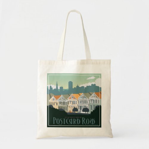 San Francisco CA _ Postcard Row Tote Bag