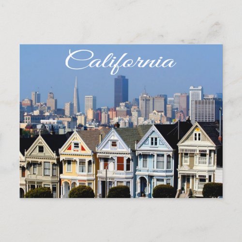 San Francisco CA Skyline Postcard _ United States