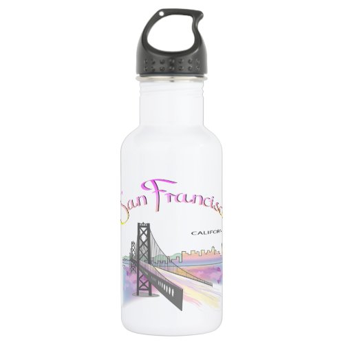 San Francisco CA Stainless Steel Water Bottle