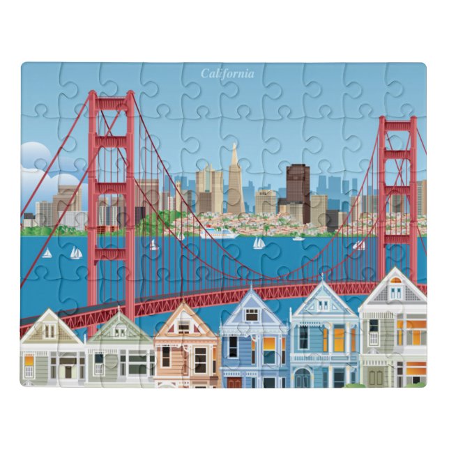San Francisco, CA | The City By The Bay Jigsaw Puzzle (Puzzle Horizontal)