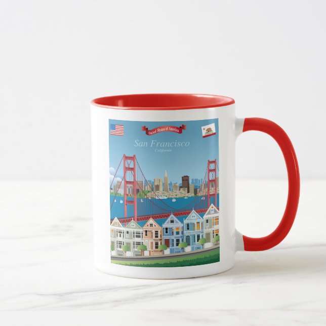 San Francisco, CA | The City By The Bay Mug (Right)