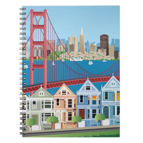 San Francisco CA  The City By The Bay Notebook