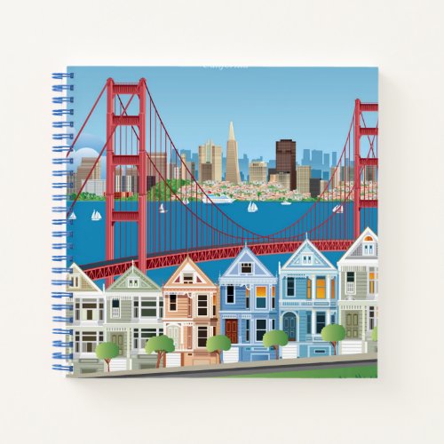 San Francisco CA  The City By The Bay Notebook