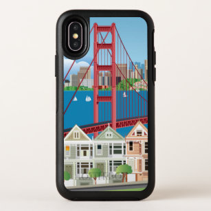 San Francisco, CA   The City By The Bay OtterBox Symmetry iPhone X Case