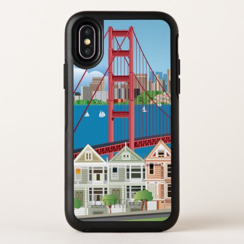 San Francisco CA  The City By The Bay OtterBox Symmetry iPhone X Case