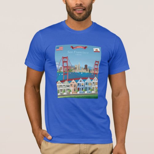 San Francisco CA  The City By The Bay T_Shirt
