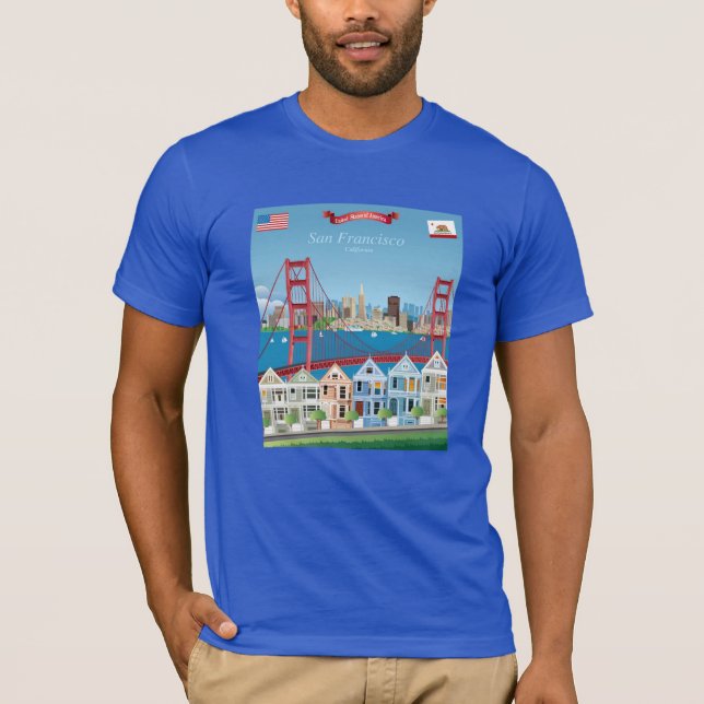 San Francisco, CA | The City By The Bay T-Shirt (Front)