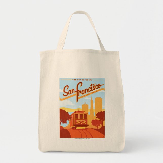 San Francisco, CA - The City by the Bay Tote Bag (Front)