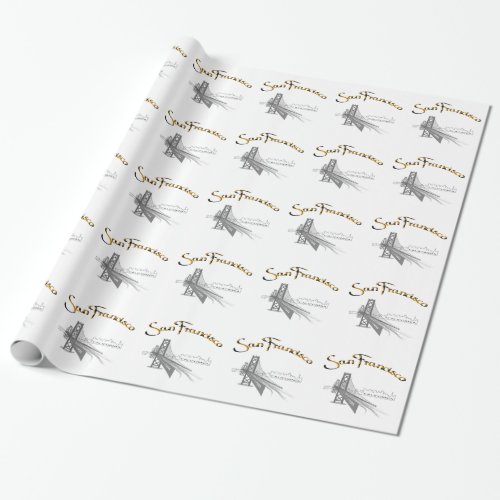 San Francisco CA Wrapping Paper