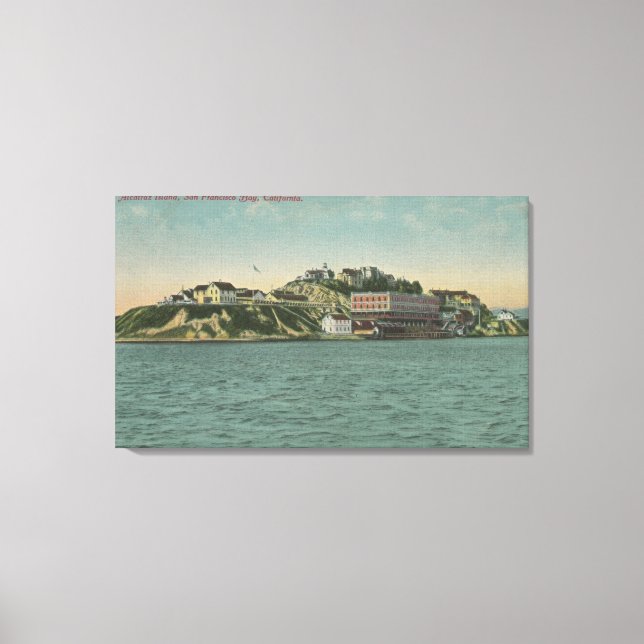 San Francisco, CAAlcatraz Island Prison View Canvas Print (Front)