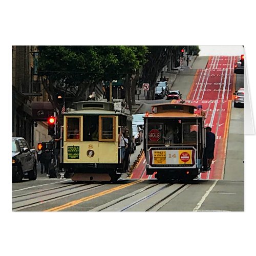 San Francisco Cable Car 2 Card