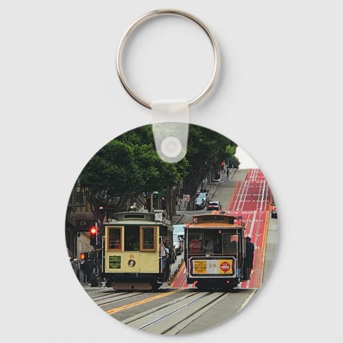 San Francisco Cable Car 2 Keychain