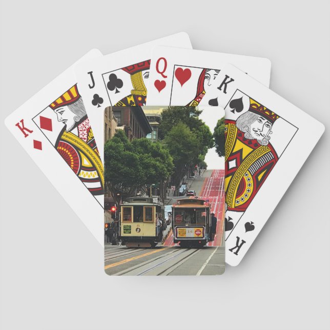 San Francisco Cable Car #2 Playing Cards (Back)