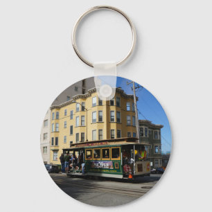San Francisco Cable Car #4 Keychain
