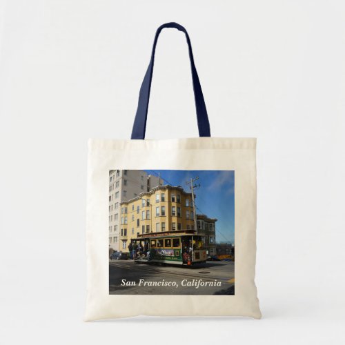 San Francisco Cable Car 4 Tote Bag