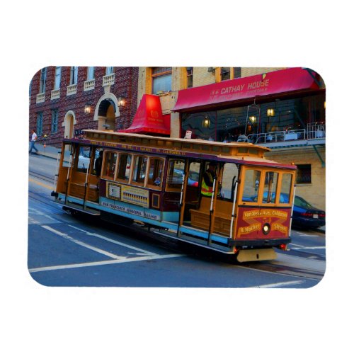 San Francisco Cable Car 5 Magnet