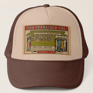 San Francisco Cable Car Baseball Hat
