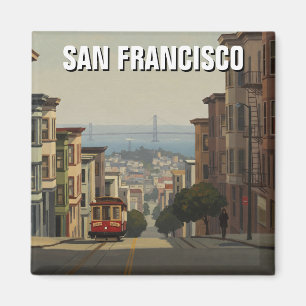 San Francisco Cable Car California Magnet