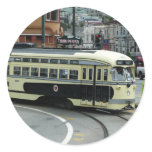 San Francisco Cable Car Classic Round Sticker