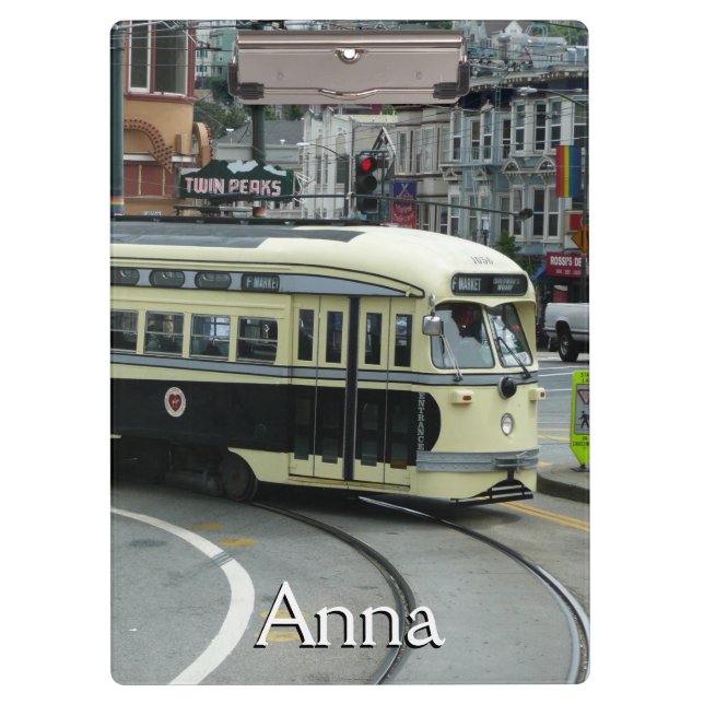 San Francisco Cable Car Clipboard (Front)