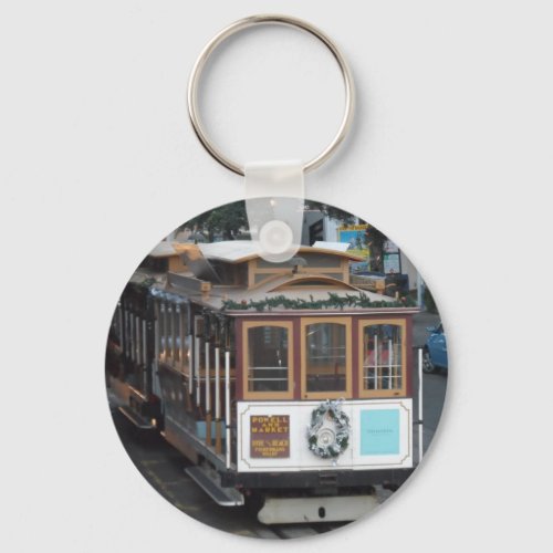 San Francisco Cable Car Keychain