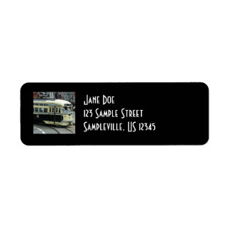 San Francisco Cable Car Label
