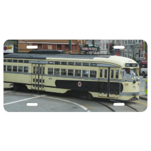 San Francisco Cable Car License Plate