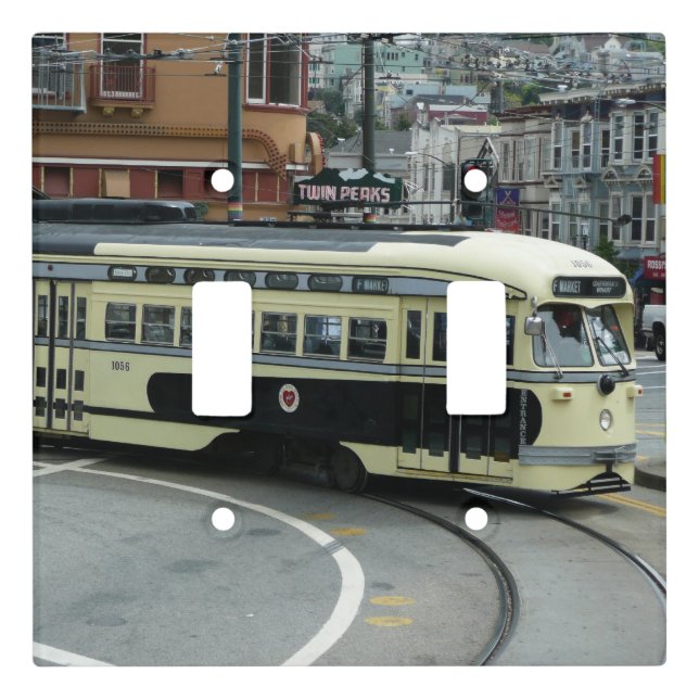 San Francisco Cable Car Light Switch Cover (Front)