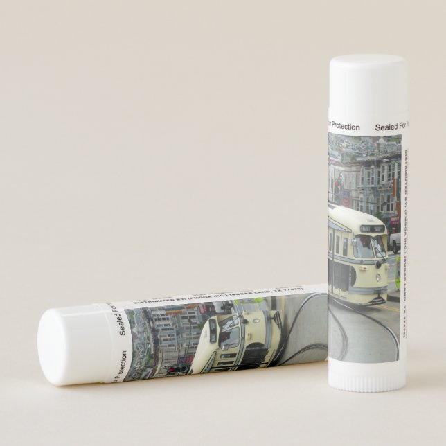 San Francisco Cable Car Lip Balm (Rotated Right)