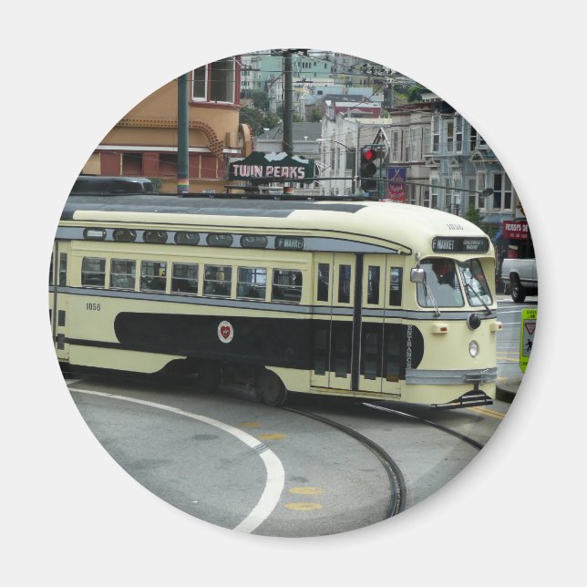 San Francisco Cable Car Magnet (Front)