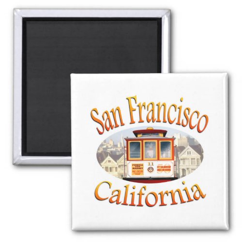 San Francisco Cable Car Magnet