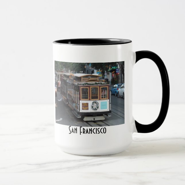 San Francisco Cable Car Mug (Right)