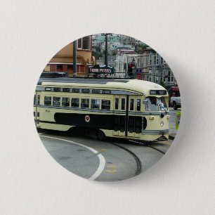 San Francisco Cable Car Pinback Button