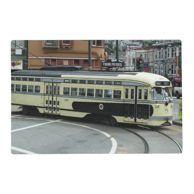 San Francisco Cable Car Placemat (Front)