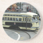 San Francisco Cable Car Sandstone Coaster