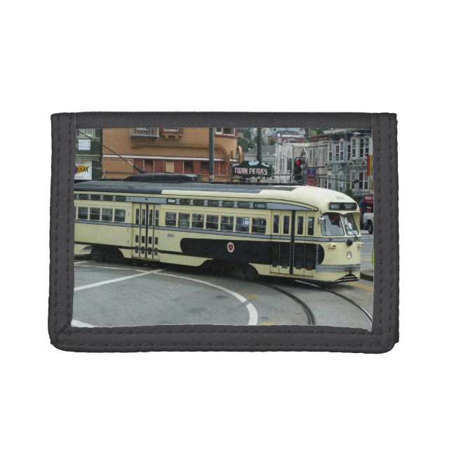 San Francisco Cable Car Tri-fold Wallet (Front)